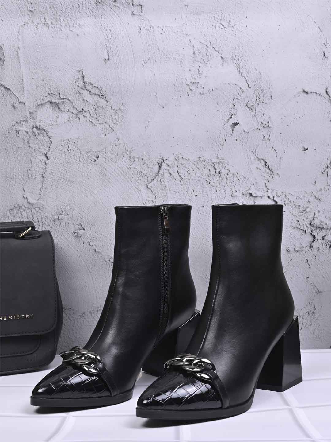 Women, Women Footwear, Black Boots