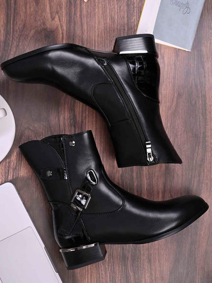 Women, Women Footwear, Black Boots