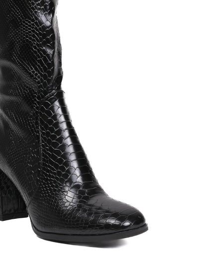 Women, Women Footwear, Black Boots