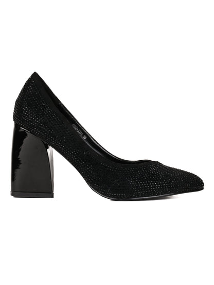 Women, Women Footwear, Black Pumps