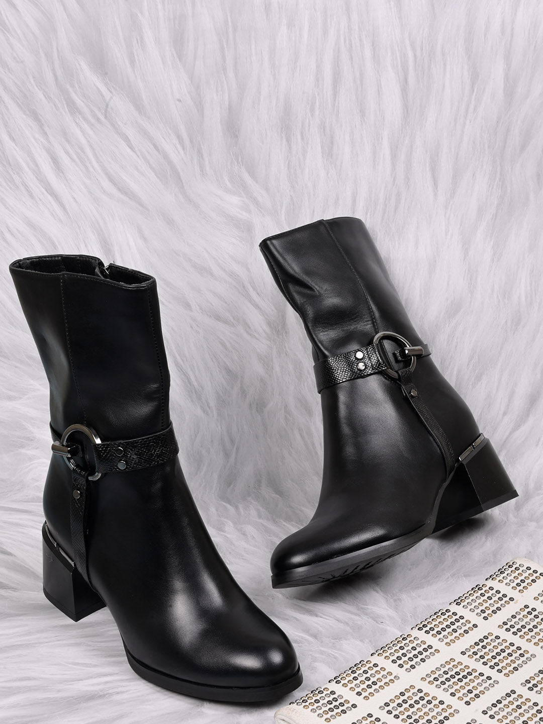 Women, Women Footwear, Black Boots