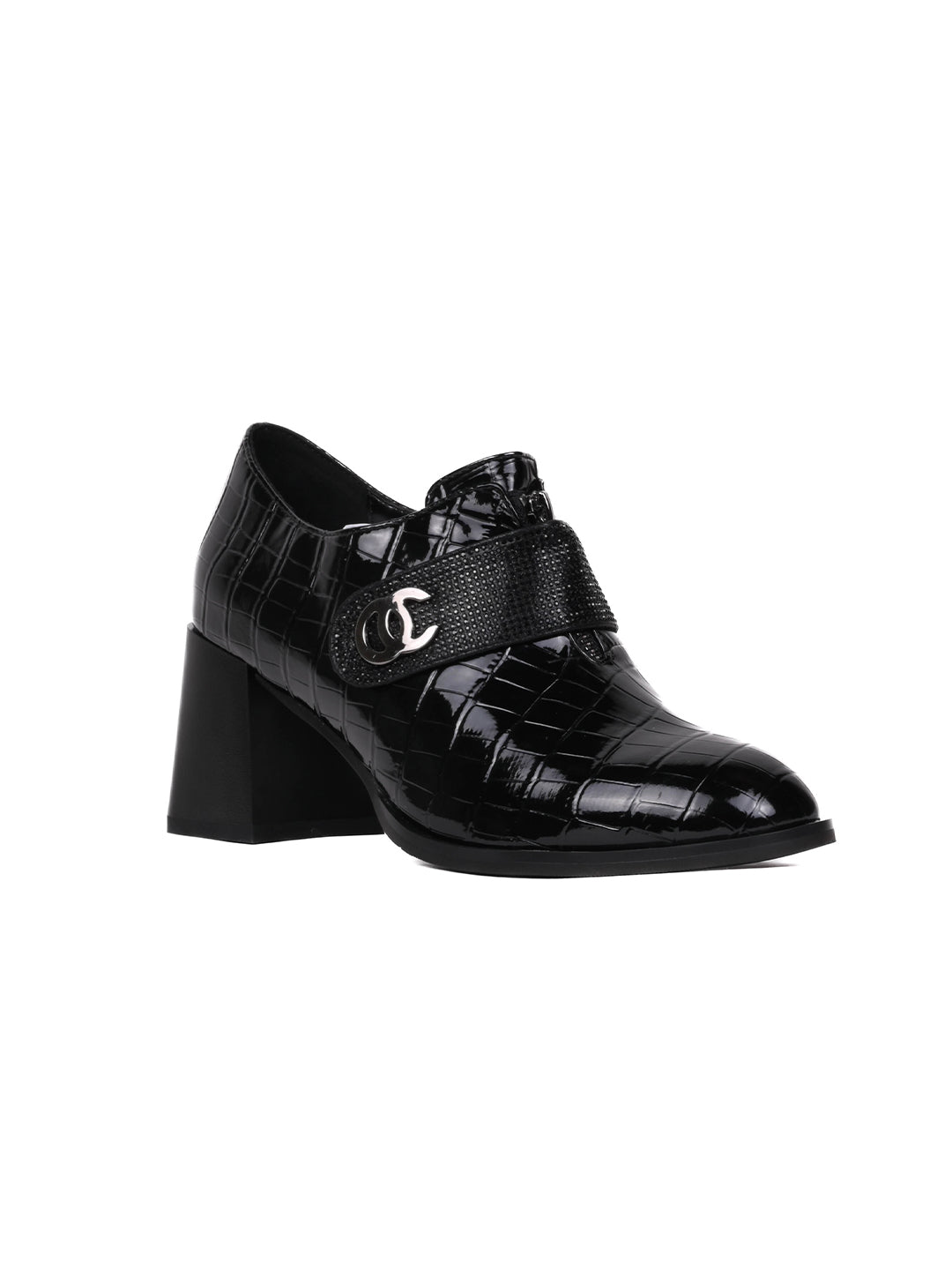 Women, Women Footwear, Black Loafers