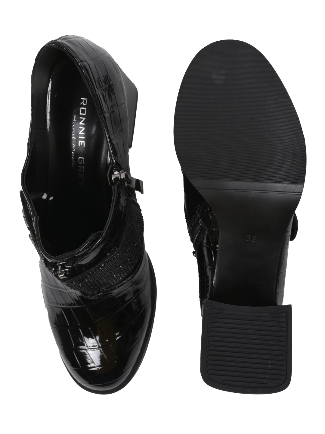 Women, Women Footwear, Black Loafers