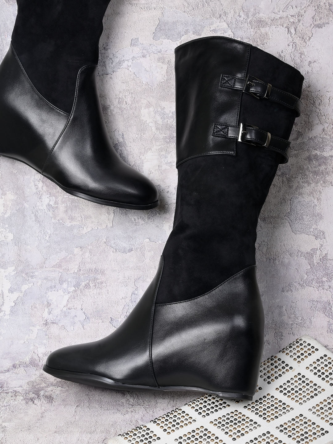 Women, Women Footwear, Black Boots