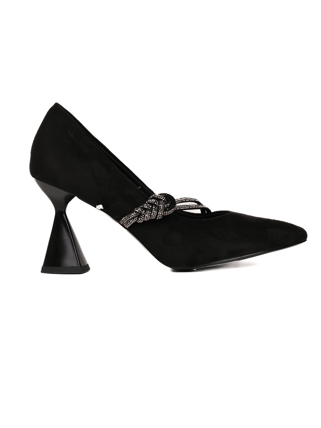 Women, Women Footwear, Black Pumps