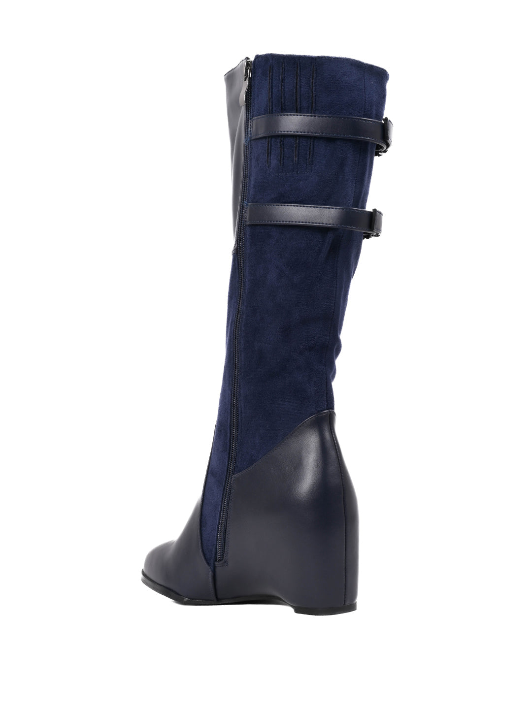 Women, Women Footwear, Navy Blue Boots