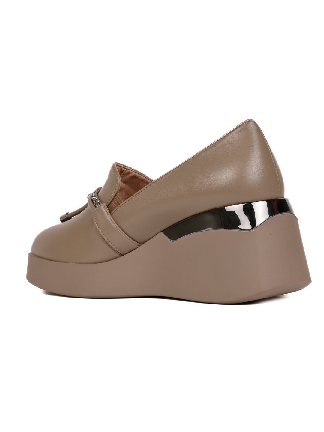 Women, Women Footwear, Khaki Loafers