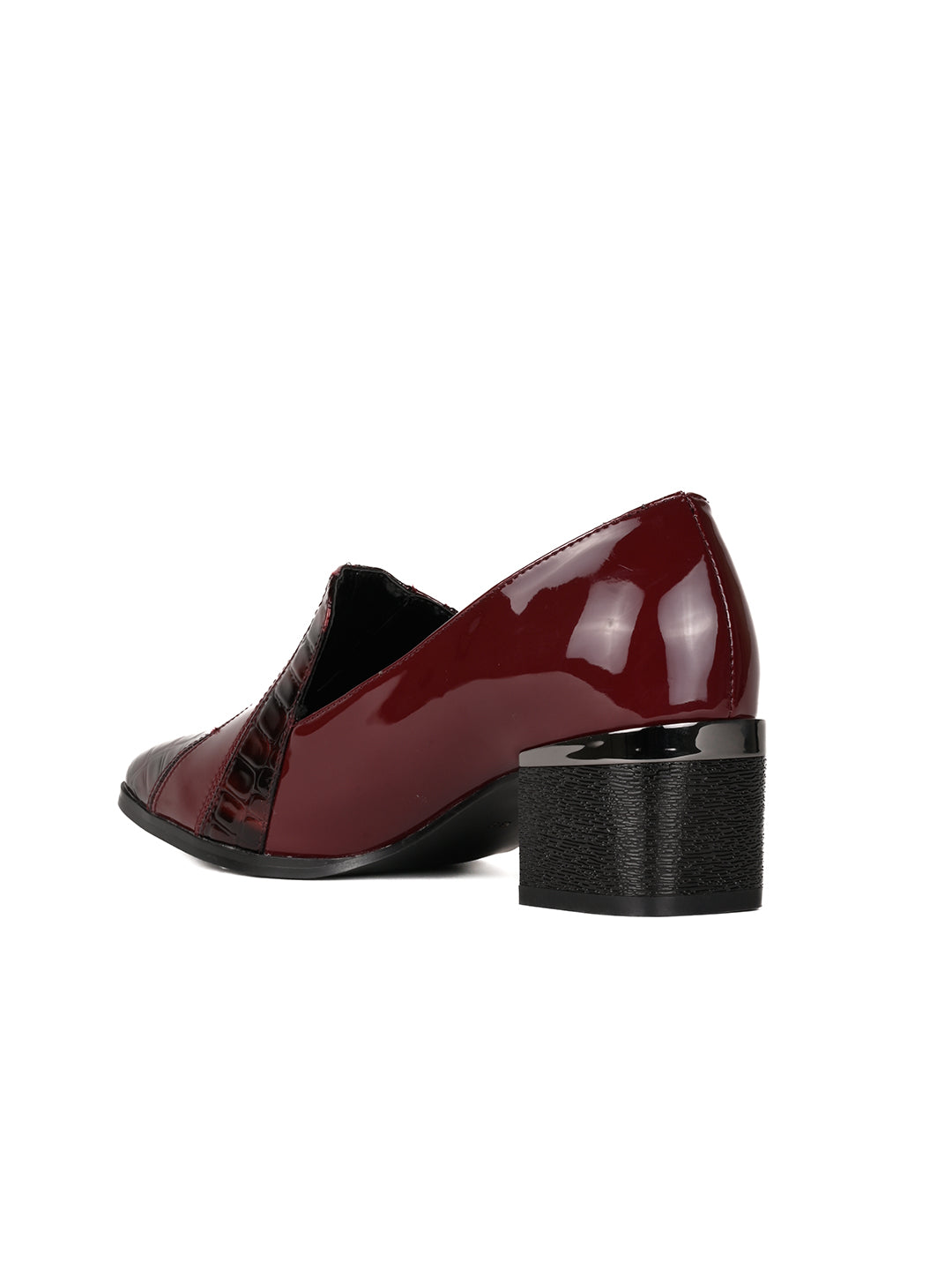 Women, Women Footwear, Maroon Loafers