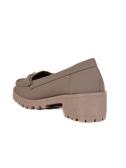 Women, Women Footwear, Khaki Loafers