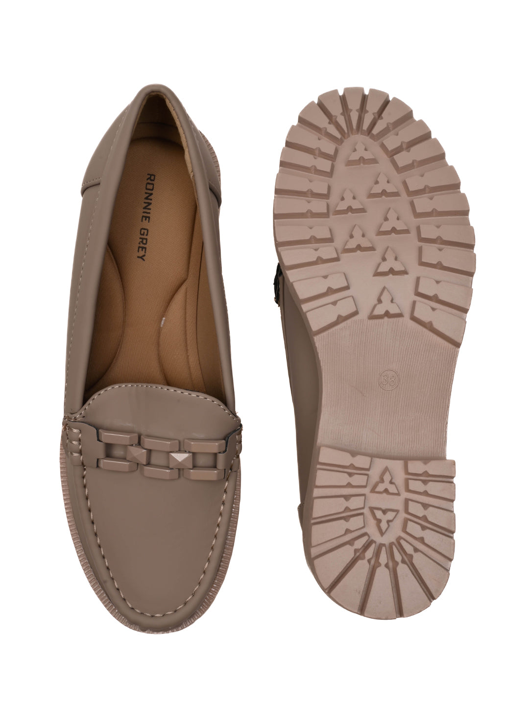 Women, Women Footwear, Khaki Loafers