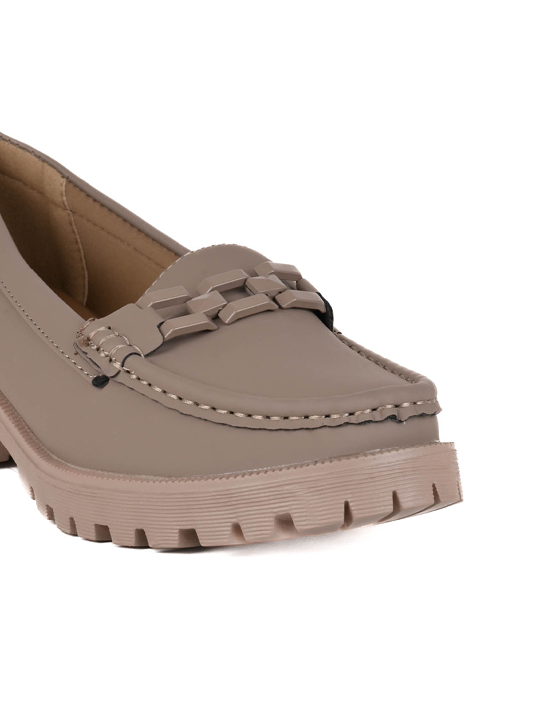 Women, Women Footwear, Khaki Loafers