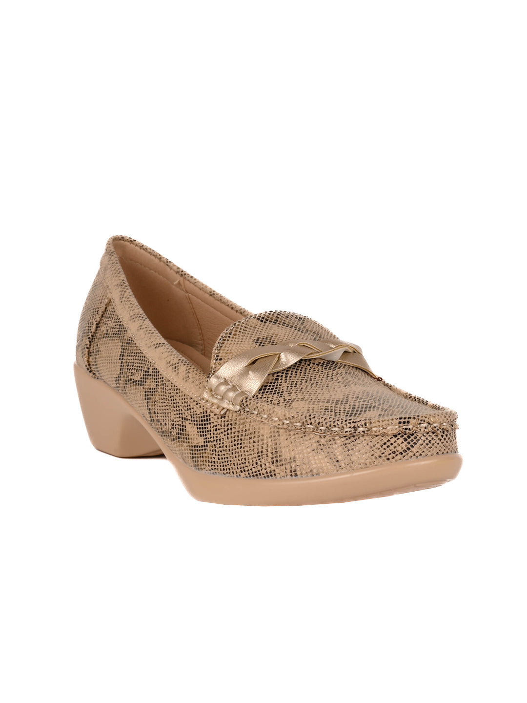 Women, Women Footwear, Beige Loafers