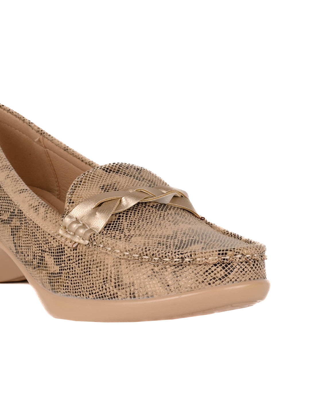 Women, Women Footwear, Beige Loafers