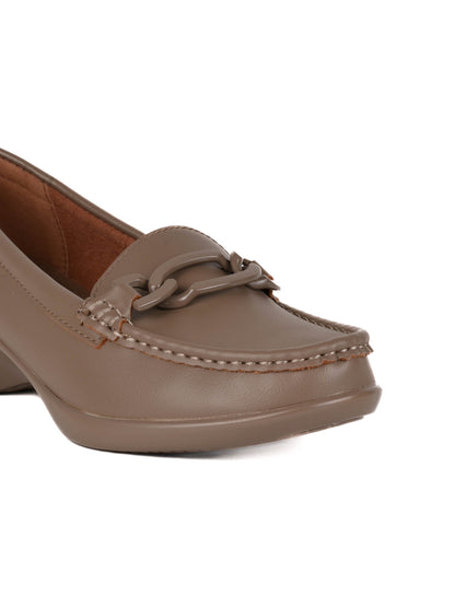 Women, Women Footwear, Khaki Loafers