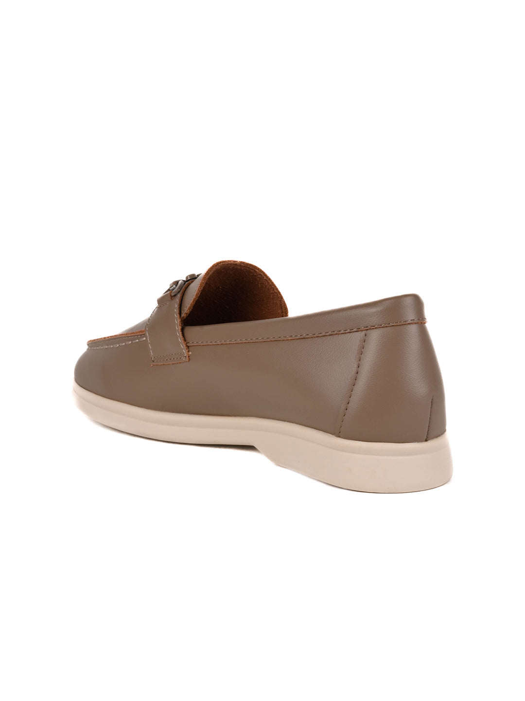 Women, Women Footwear, Khaki Loafers