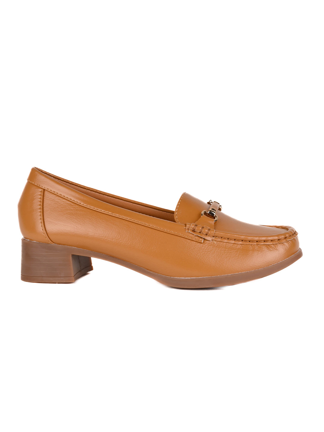 Women, Women Footwear, Tan Loafers