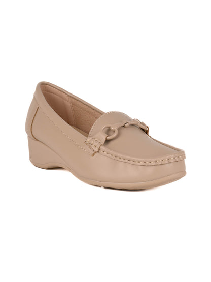 Women, Women Footwear, Cream Loafers