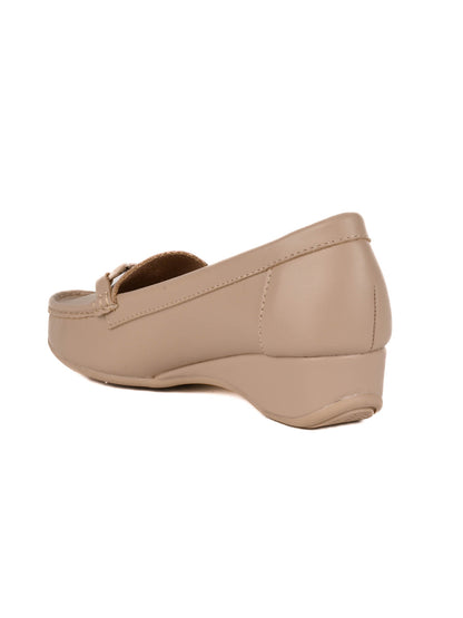 Women, Women Footwear, Cream Loafers