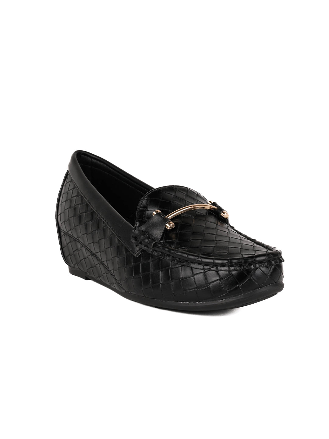 Women, Women Footwear, Black Loafers