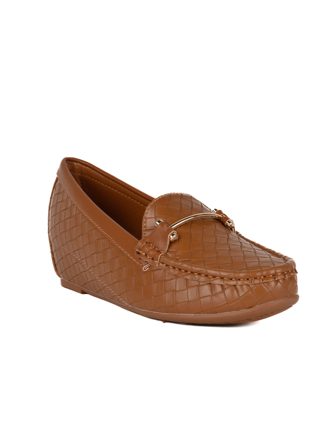 Women, Women Footwear, Tan Loafers