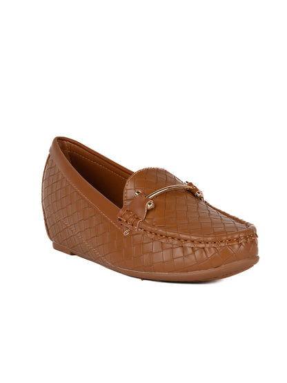 Women, Women Footwear, Tan Loafers