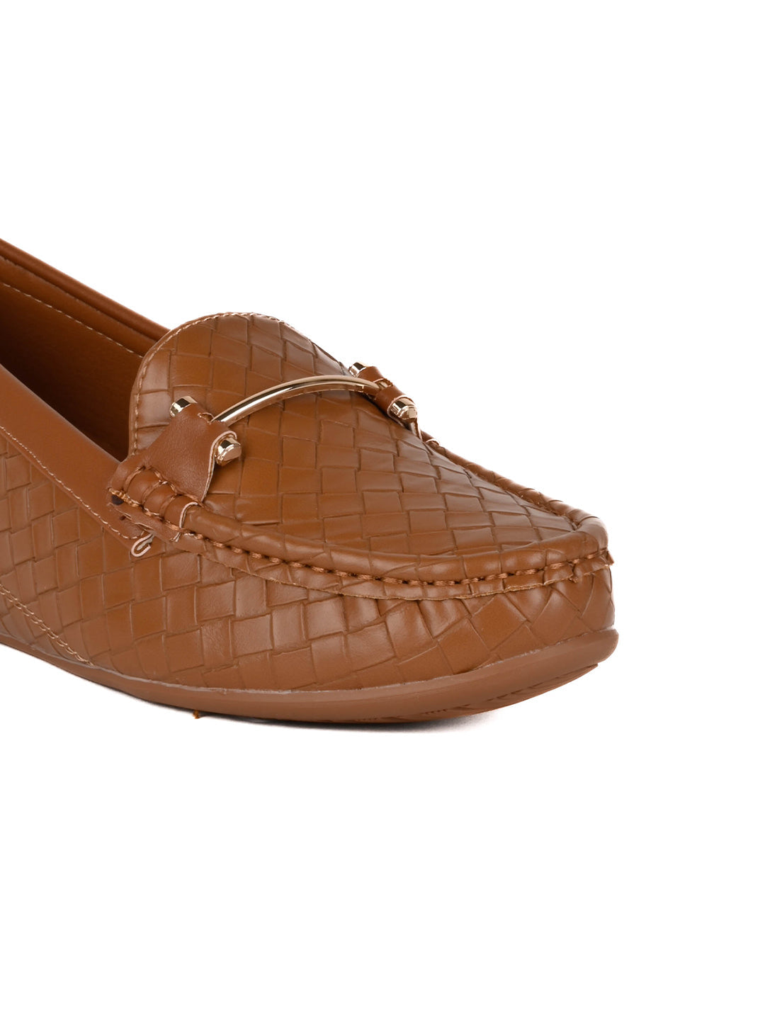 Women, Women Footwear, Tan Loafers