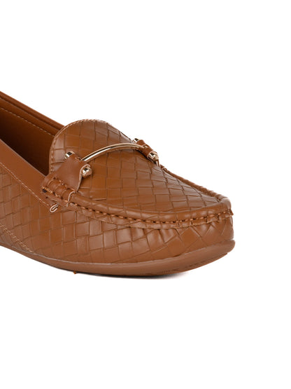 Women, Women Footwear, Tan Loafers