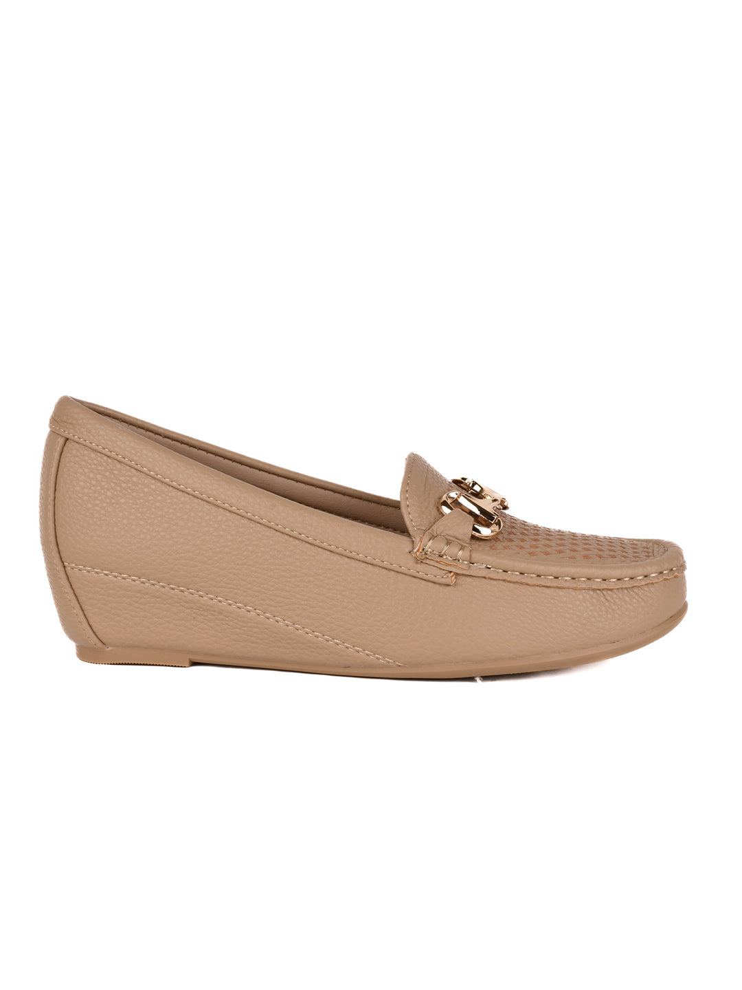 Women, Women Footwear, Beige Loafers