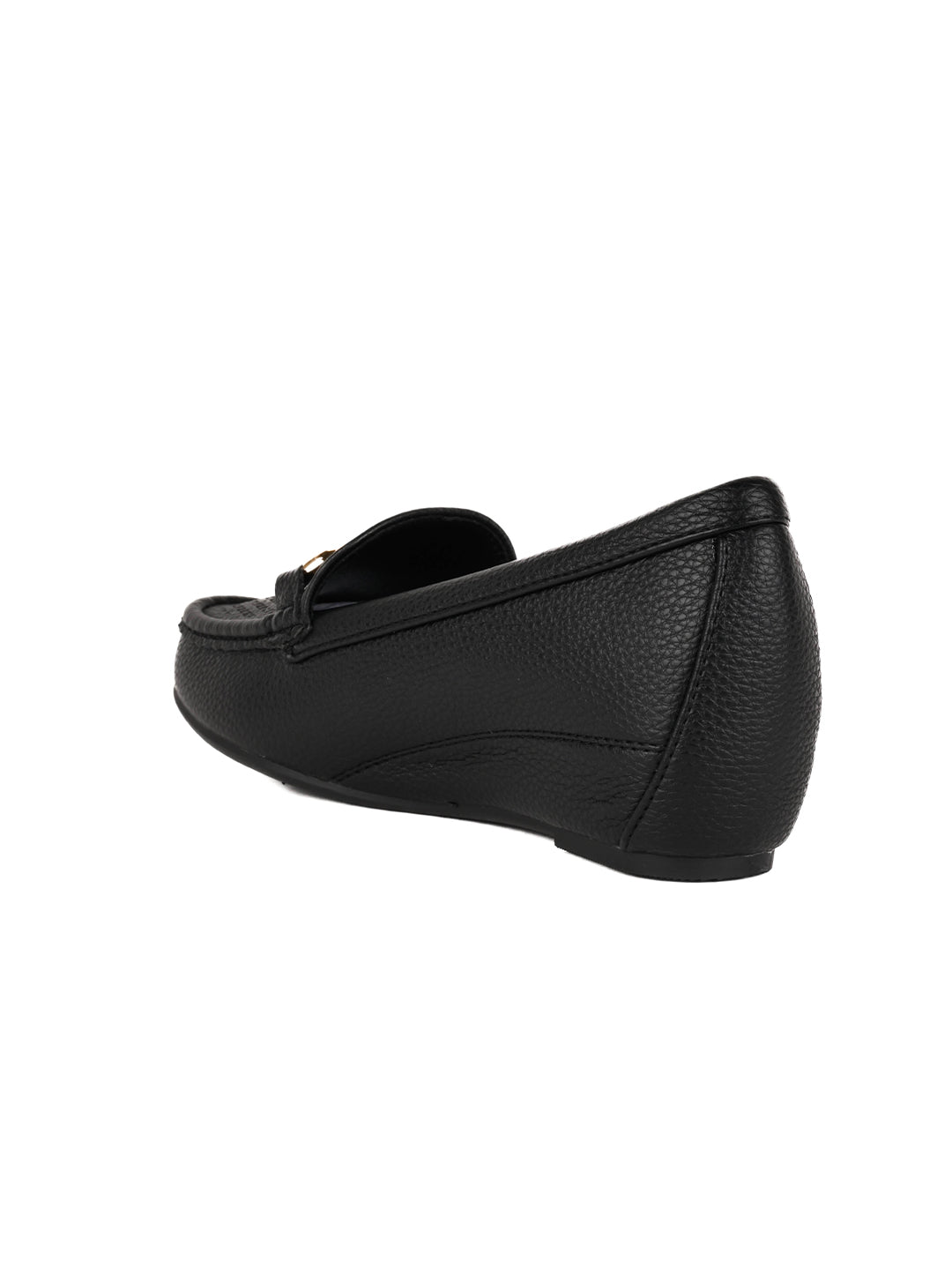 Women, Women Footwear, Black Loafers