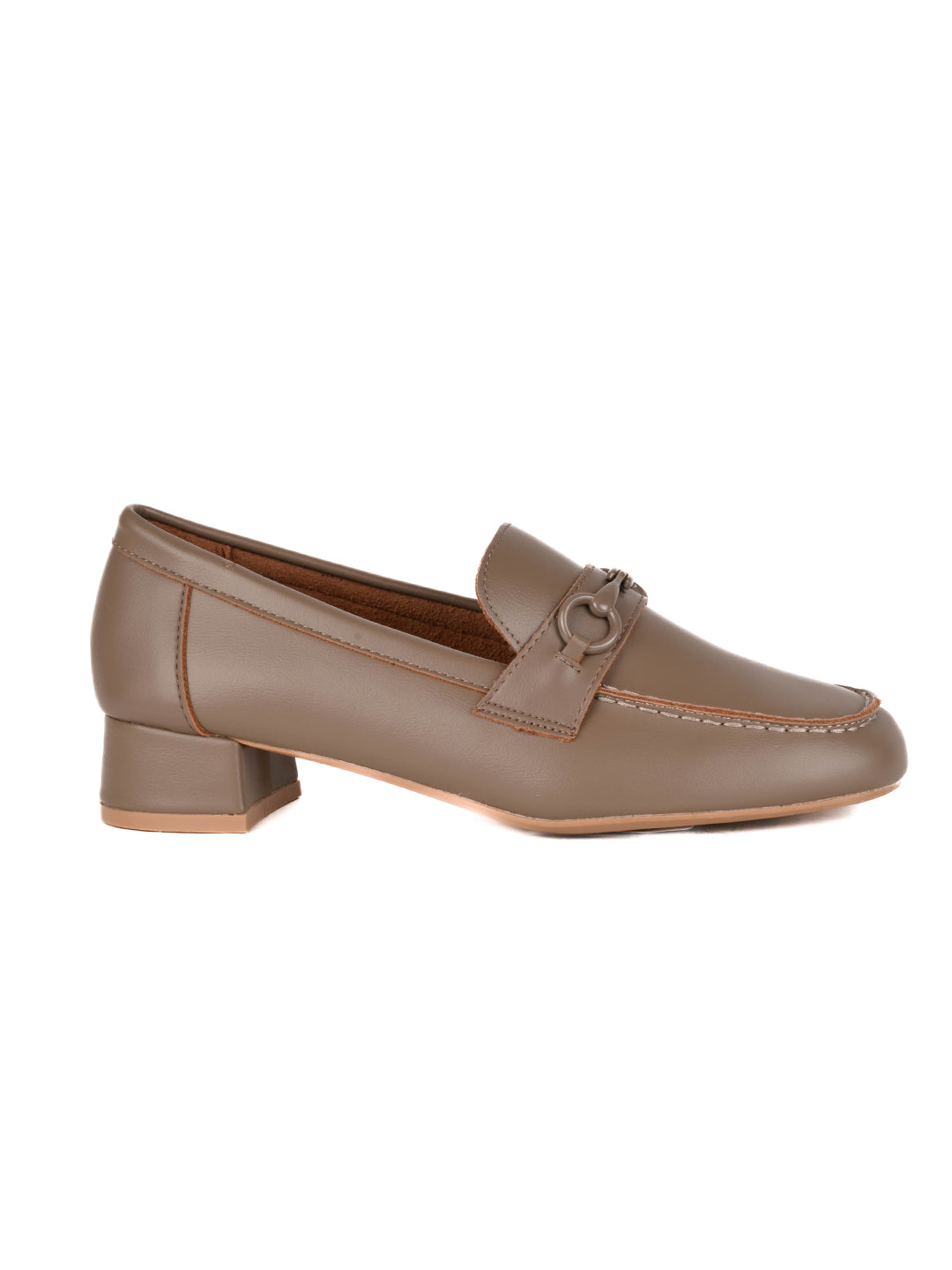 Women, Women Footwear, Khaki Loafers