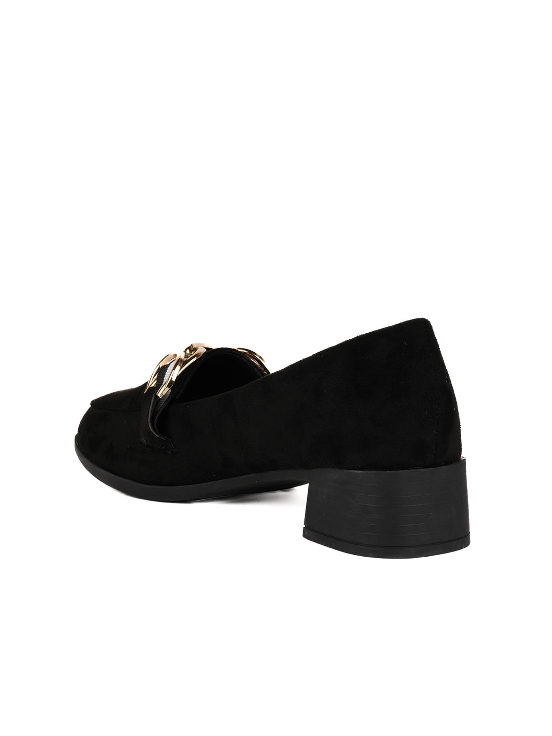 Women, Women Footwear, Black Loafers