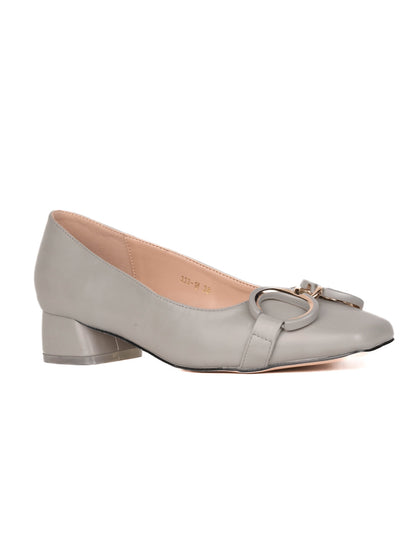 Women, Women Footwear, Grey Ballerinas