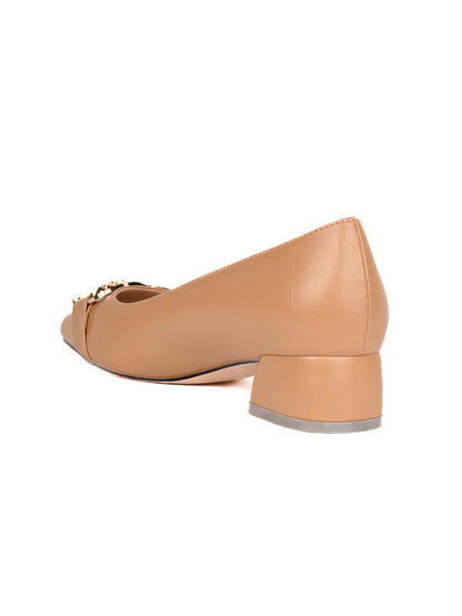 Women, Women Footwear, Camel Ballerinas