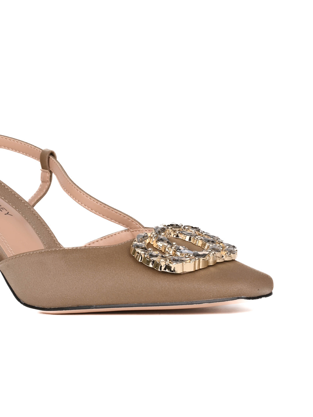 Women, Women Footwear, Khaki Pumps