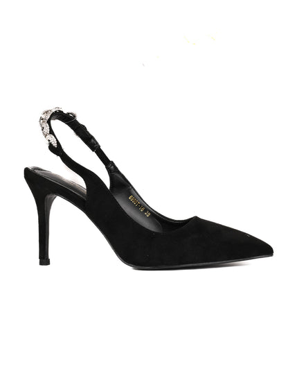 Women, Women Footwear, Black Pumps