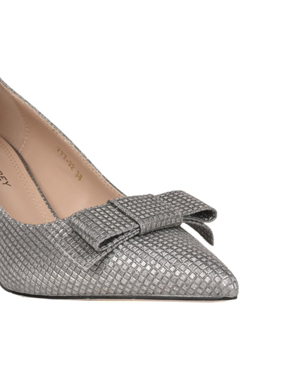 Women, Women Footwear, Grey Pumps