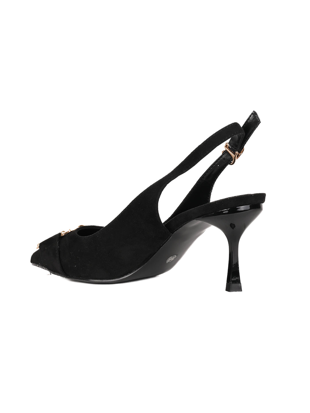 Women, Women Footwear, Black Pumps