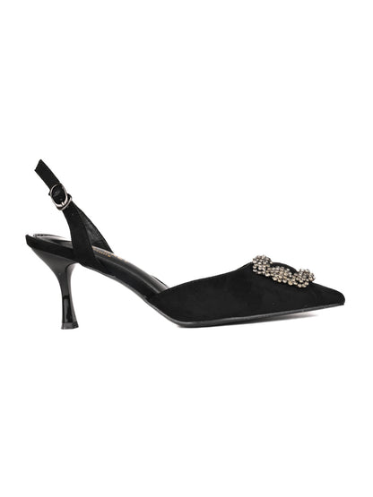 Women, Women Footwear, Black Pumps