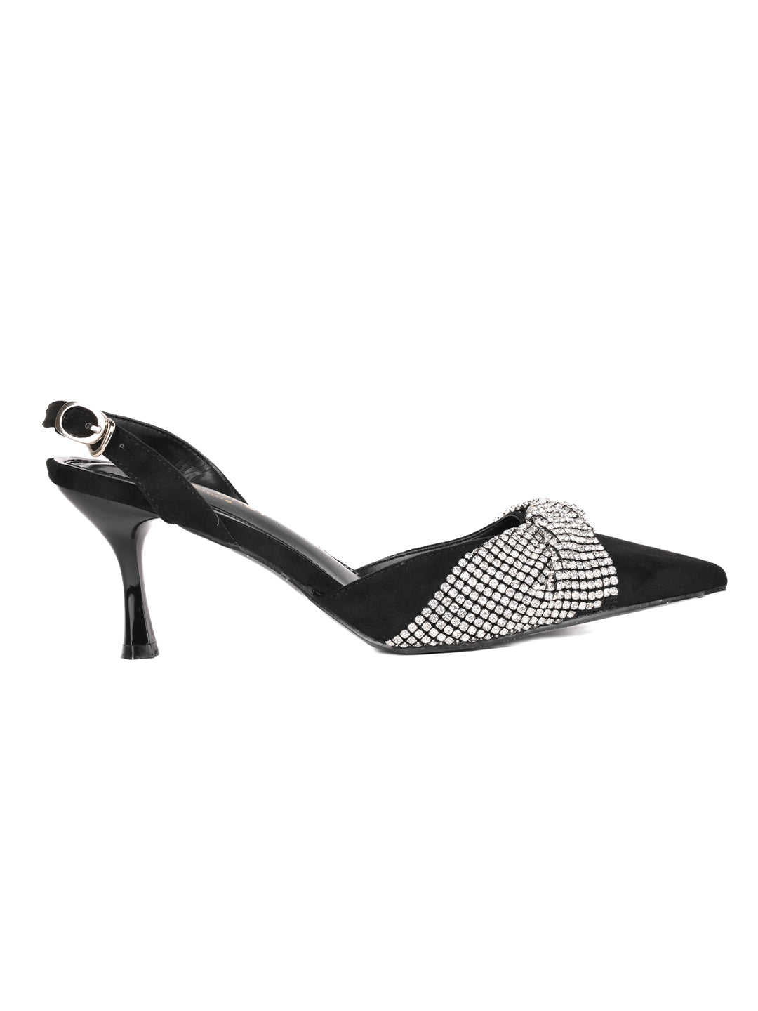 Women, Women Footwear, Black Pumps