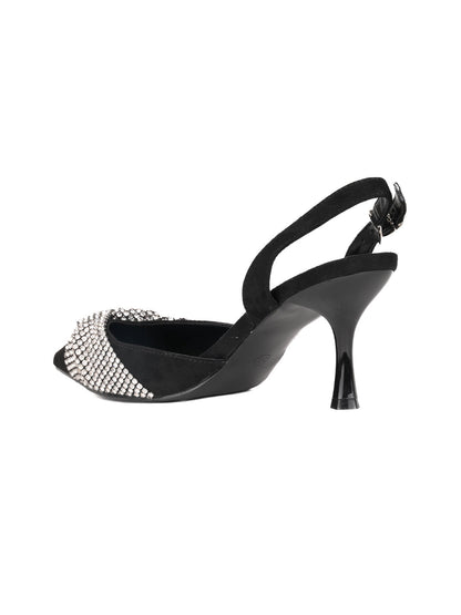 Women, Women Footwear, Black Pumps