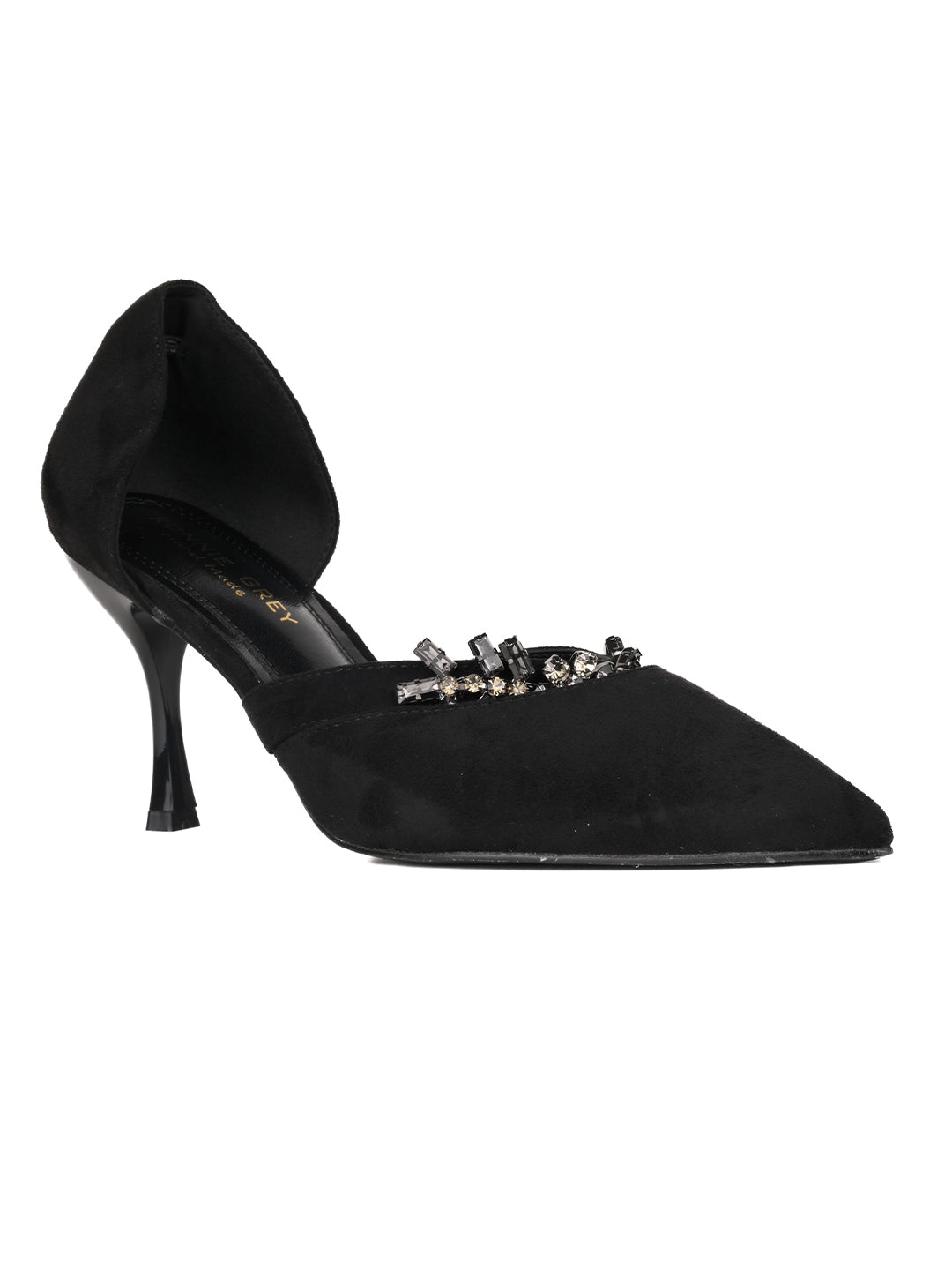 Women, Women Footwear, Black Pumps