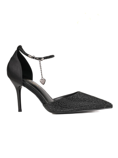 Women, Women Footwear, Black Pumps