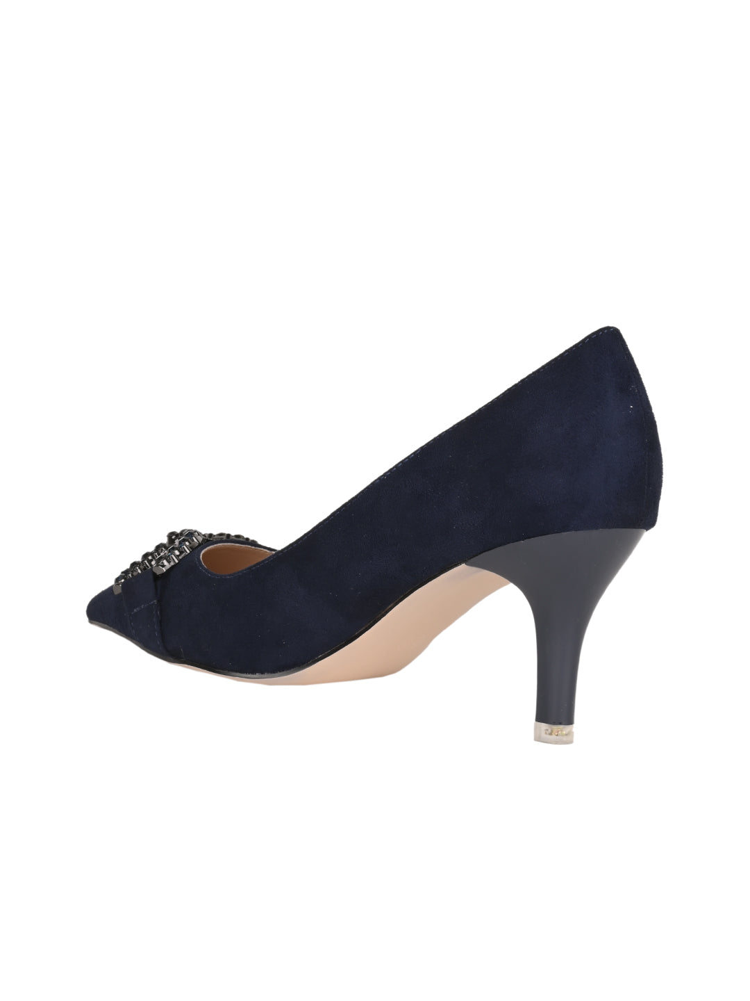 Women, Women Footwear, Navy Blue Pumps