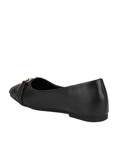 Women, Women Footwear, Black Ballerinas