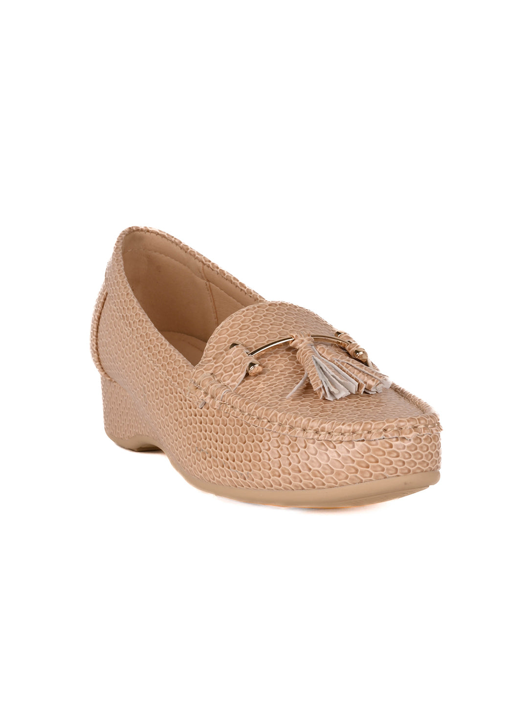 Women, Women Footwear, Beige Loafers