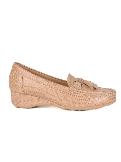 Women, Women Footwear, Beige Loafers