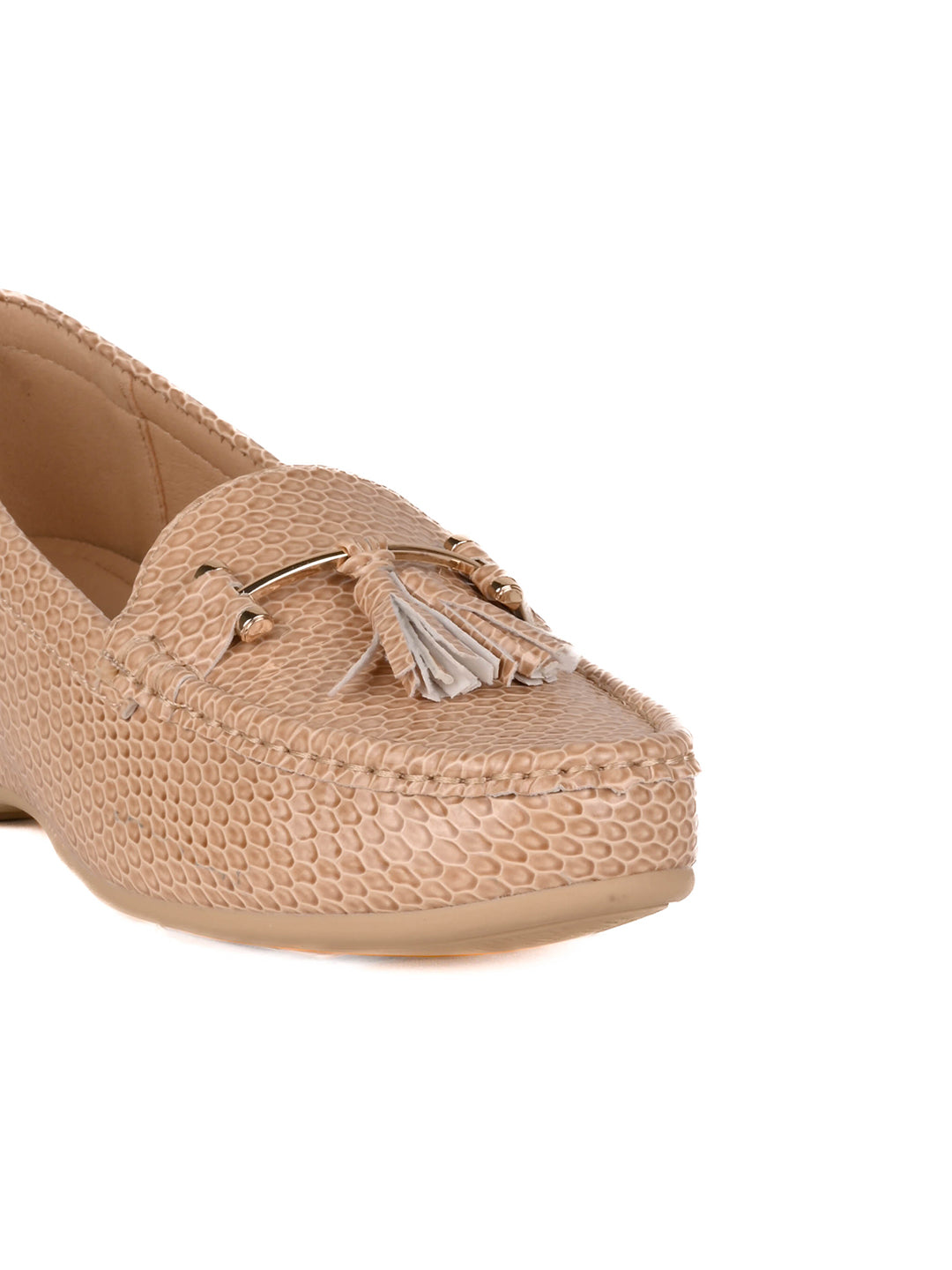 Women, Women Footwear, Beige Loafers