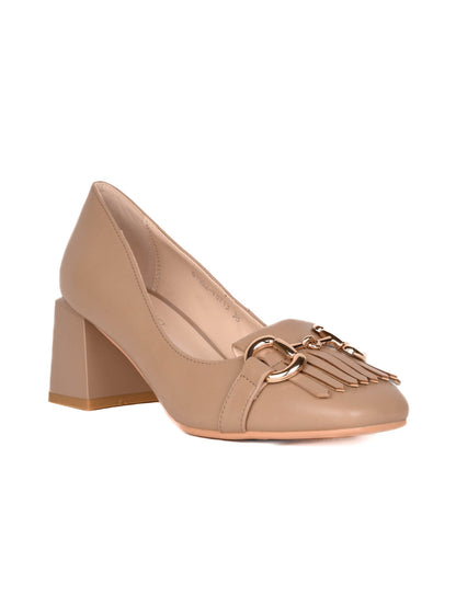 Women, Women Footwear, Beige Pumps