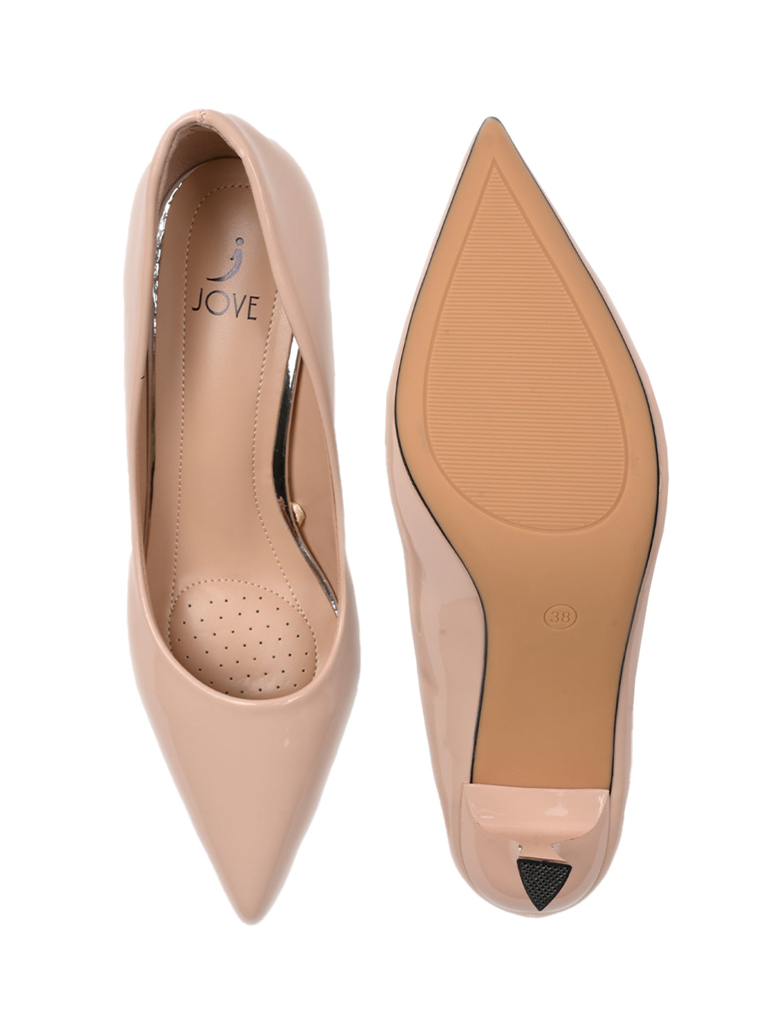 Women, Women Footwear, Beige Pumps