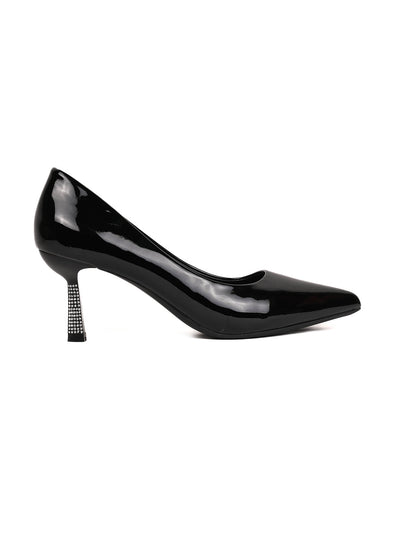 Women, Women Footwear, Black Pumps